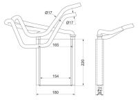 Радиатор отопителя салона TG-RIH0001/87107-05090 * Ti•GUAR